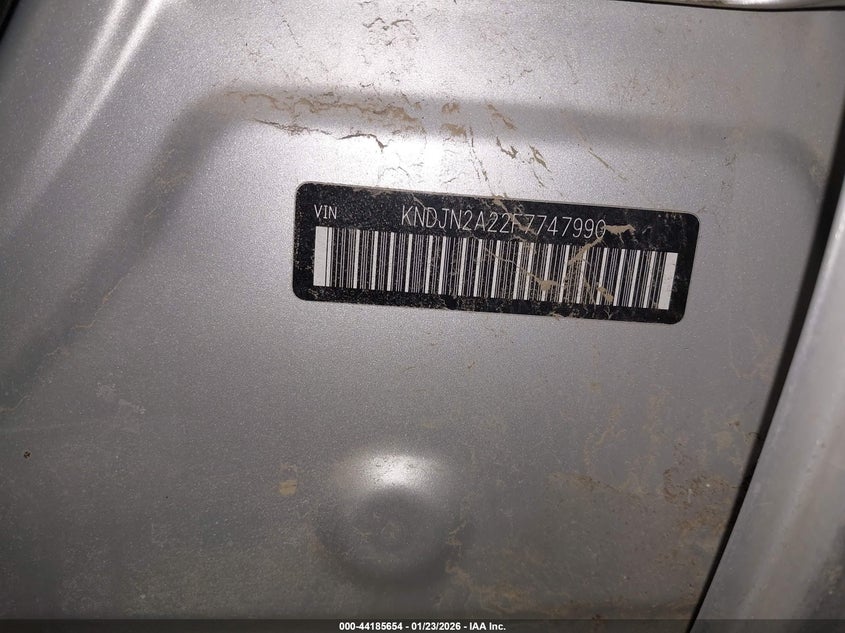 2015 Kia Soul VIN: KNDJN2A22F7747990 Lot: 44185654