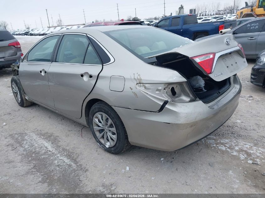 2016 Toyota Camry Le