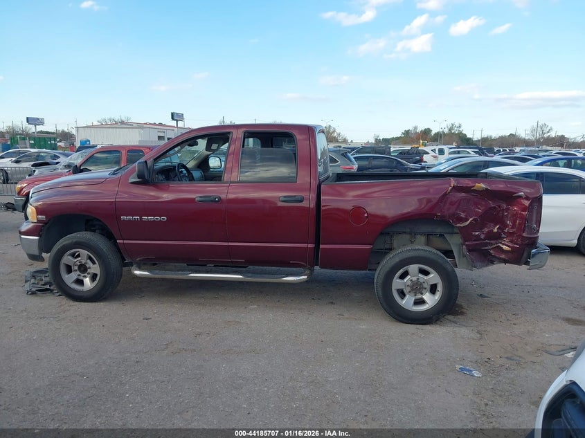 2003 Dodge Ram 2500 Slt/Laramie/St VIN: 1D7KU28D73J633907 Lot: 44185707