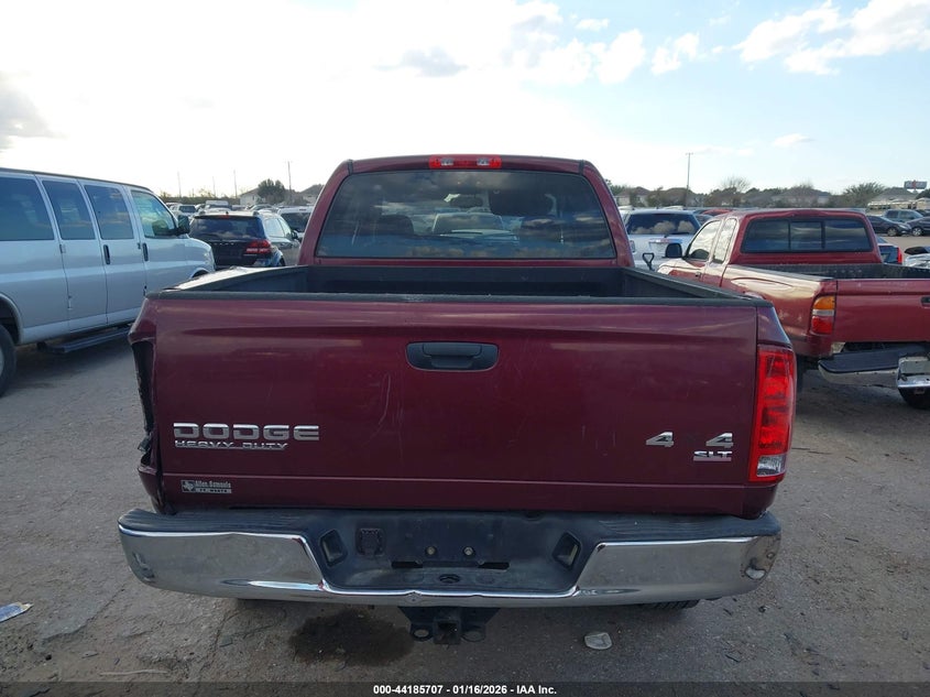 2003 Dodge Ram 2500 Slt/Laramie/St VIN: 1D7KU28D73J633907 Lot: 44185707