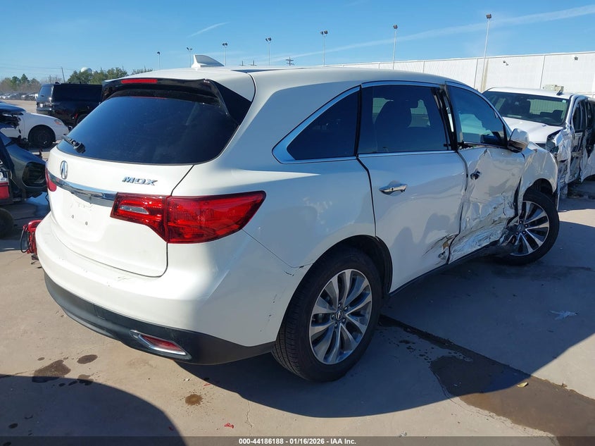 2016 Acura Mdx Technology Acurawatch Plus Packages/Technology Package