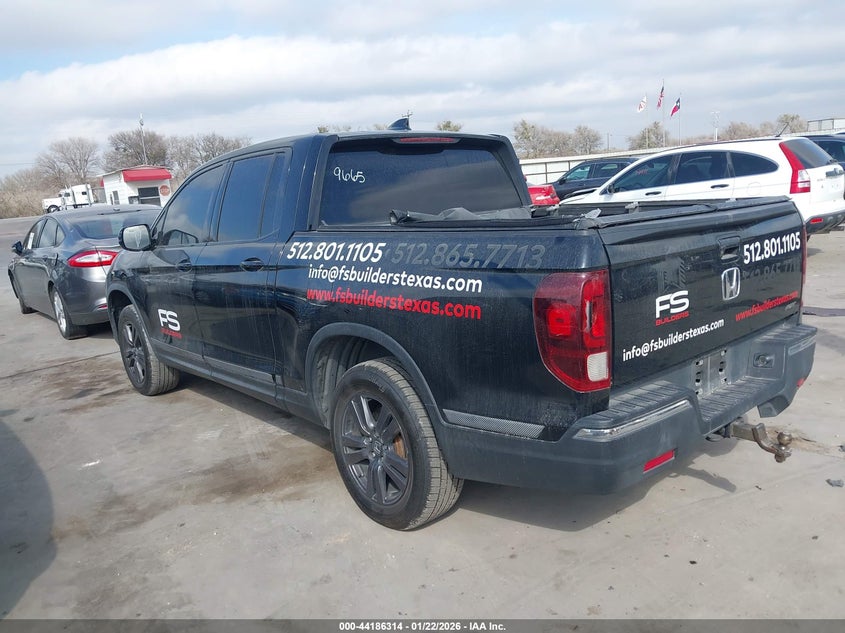 VIN 5FPYK3F15KB029665 2019 HONDA RIDGELINE SPORT