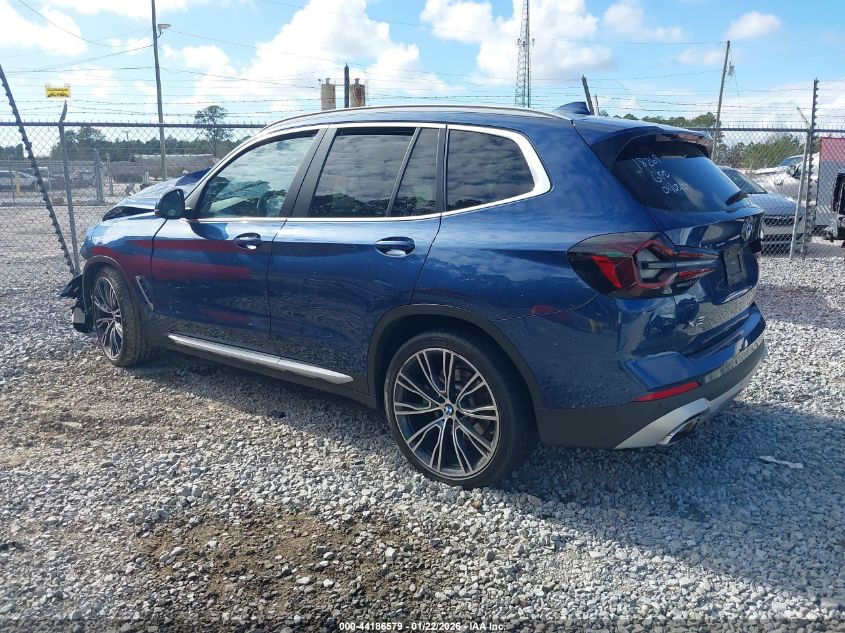 2022 BMW X3 Sdrive30I