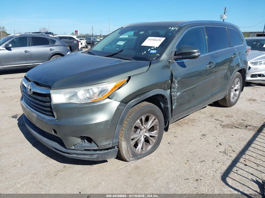 2014 Toyota Highlander Xle V6