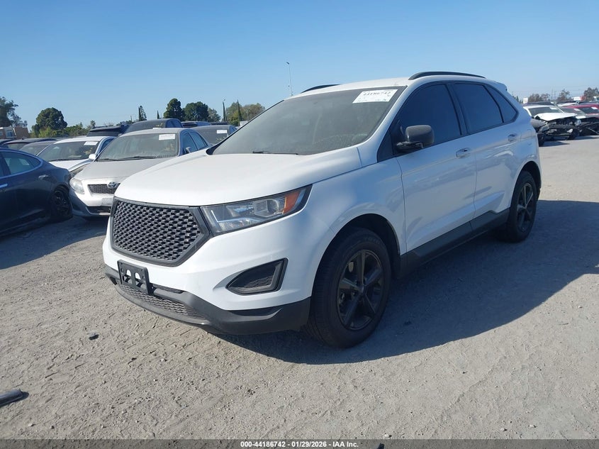 Vin: 2fmtk3g84fbb67629, lot: 44682733, ford edge se 20152
