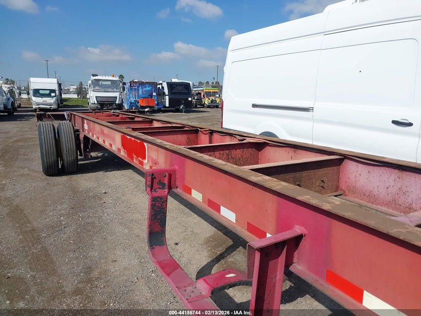 1989 FRUEHAUF CONTAINER CHASSIS auction photo 8