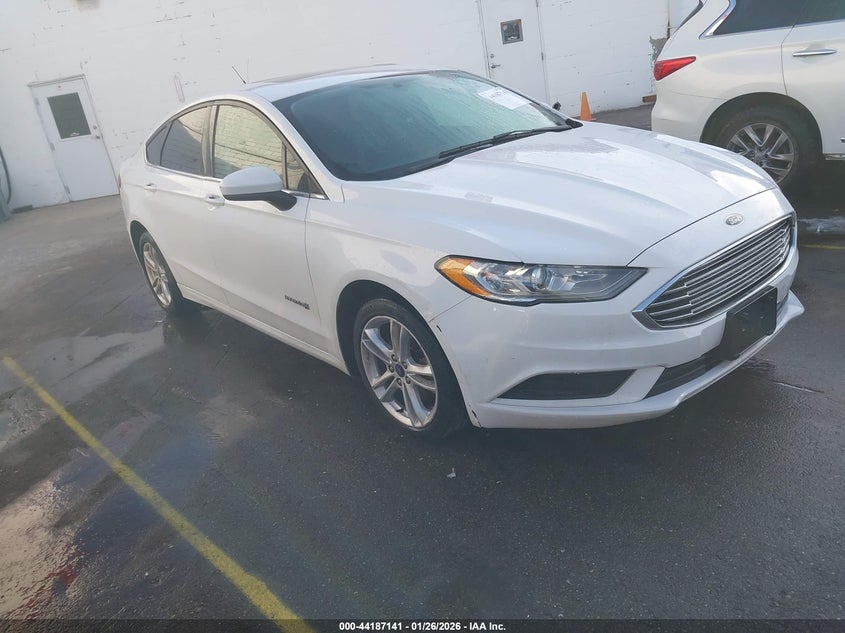 3FA6P0LU3JR103537 2018 Ford Fusion Hybrid Se auction photo 1