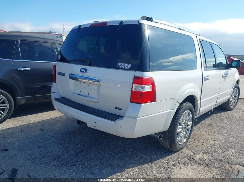 Vin: 1fmjk1k53bef35449, lot: 44683496, ford expedition el limited 20114