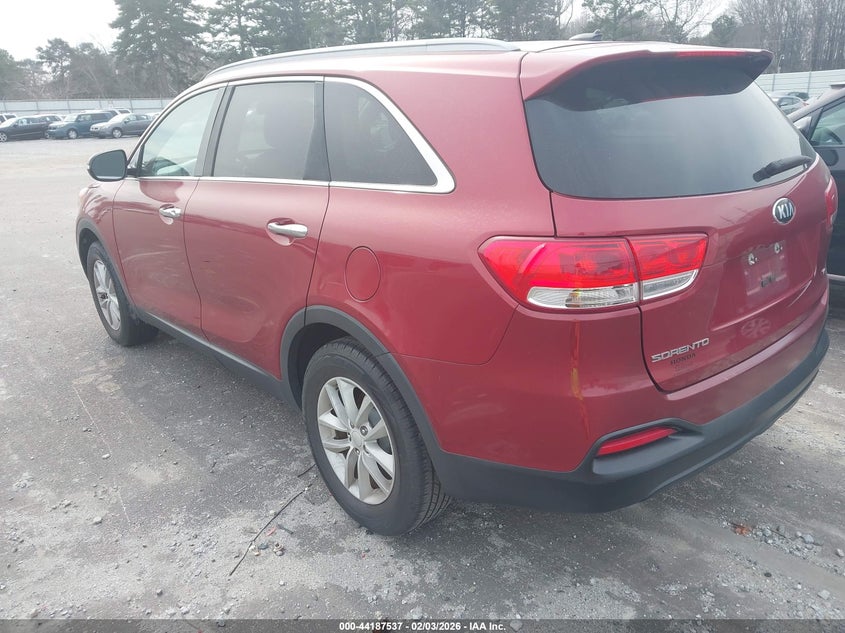 Vin: 5xypg4a58hg197730, lot: 44683528, kia sorento 3.3l lx 20173