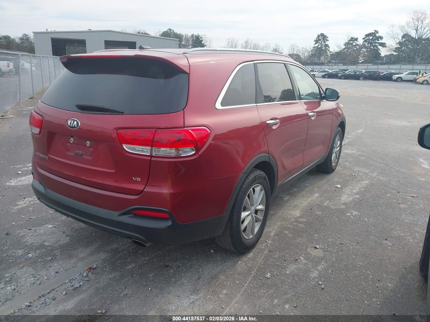 Vin: 5xypg4a58hg197730, lot: 44683528, kia sorento 3.3l lx 20174