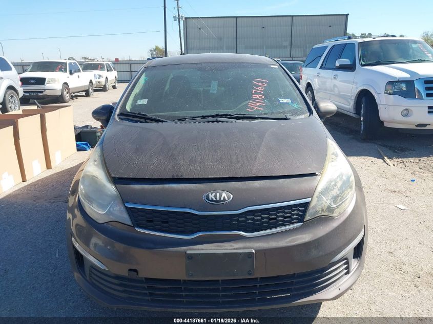 2016 Kia Rio Ex VIN: KNADN4A37G6627642 Lot: 44187661