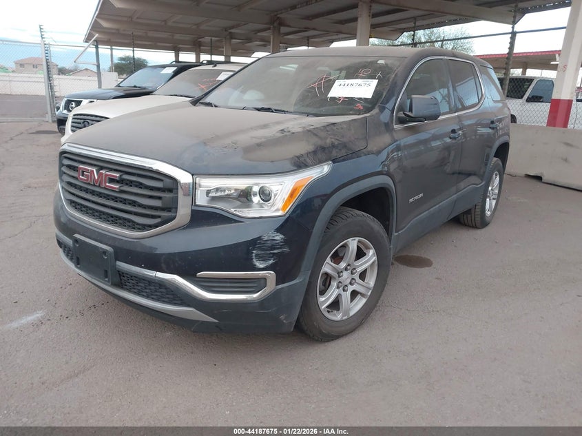 Vin: 1gkknkla5hz153625, lot: 44683676, gmc acadia sle-1 20172
