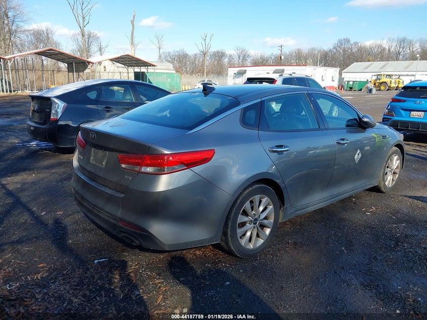 Vin: 5xxgu4l37gg099814, lot: 44683760, kia optima ex 20164