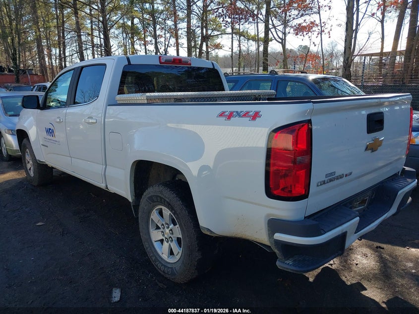 VIN 1GCGTBEN6J1261585 2018 CHEVROLET COLORADO WT