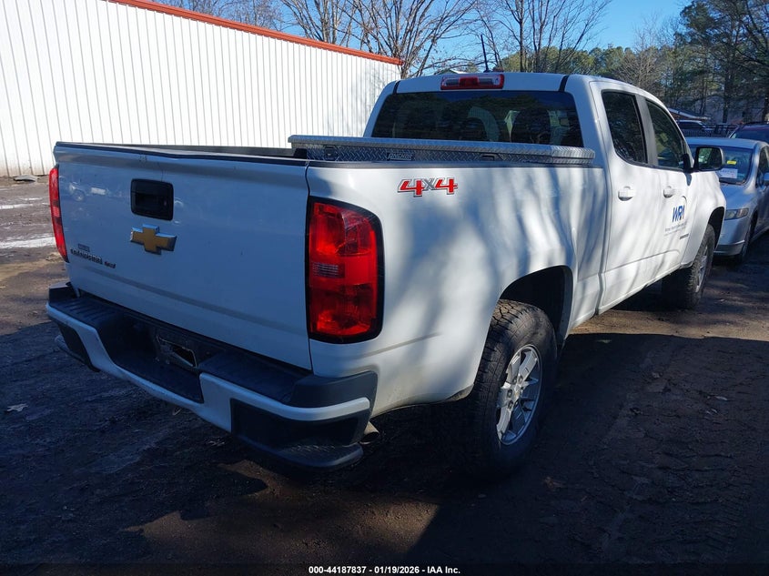 VIN 1GCGTBEN6J1261585 2018 CHEVROLET COLORADO WT