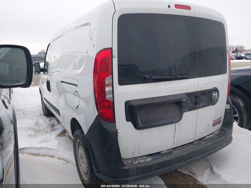 Vin: zfberfab1h6e51550, lot: 44684895, ram promaster city tradesman 20173