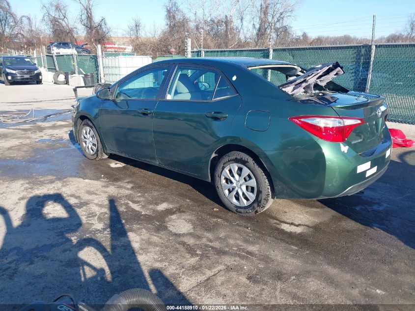 2016 Toyota Corolla Le Eco