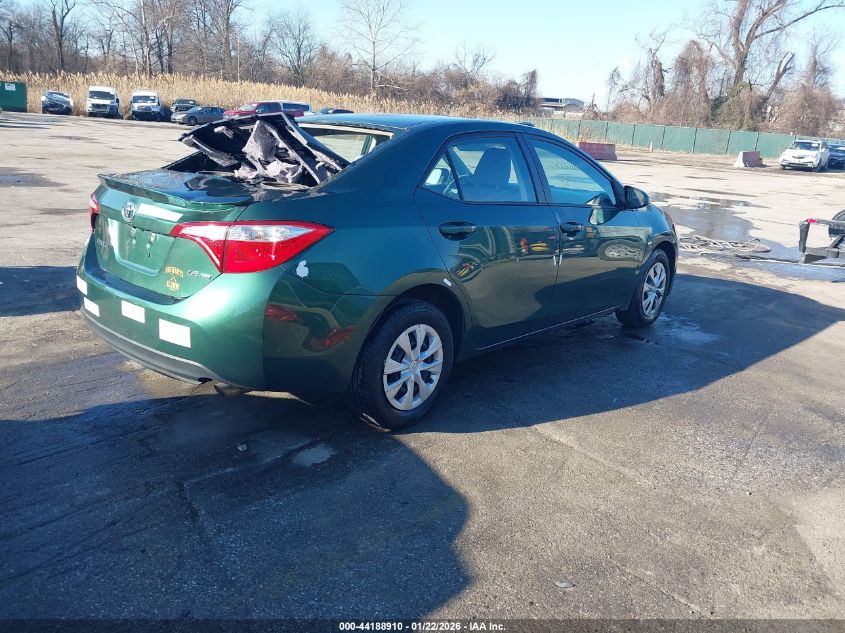 2016 Toyota Corolla Le Eco