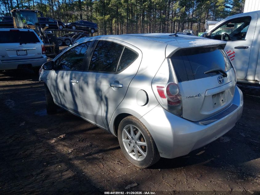 2013 Toyota Prius C Three