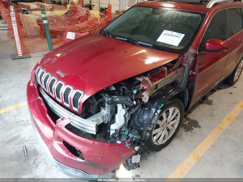 2014 Jeep Cherokee Limited VIN: 1C4PJLDB6EW199701 Lot: 44189391