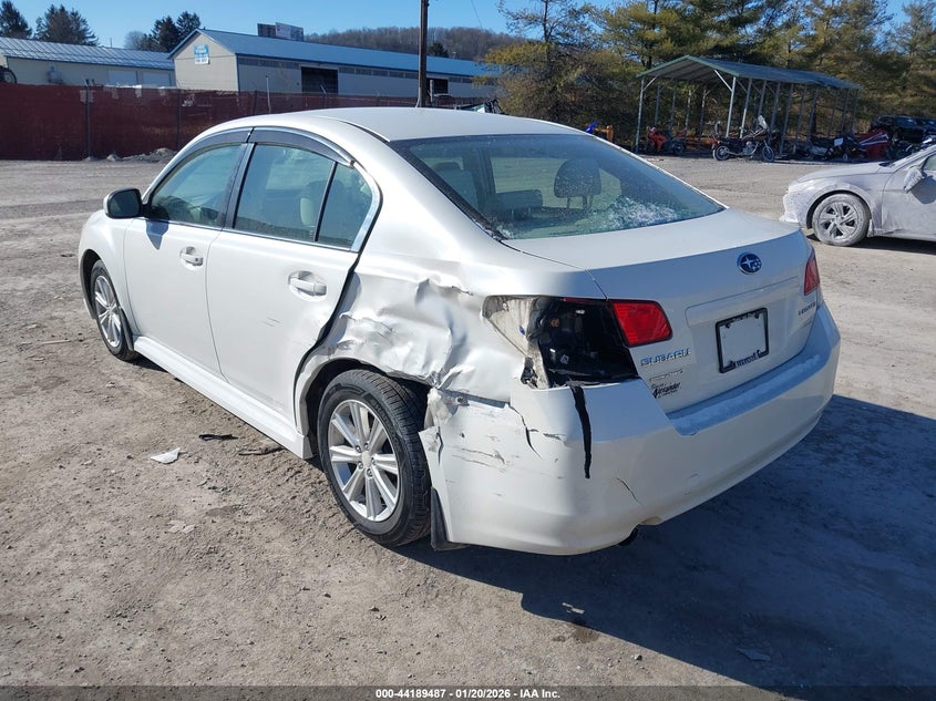 2011 Subaru Legacy 2.5I Premium VIN: 4S3BMBG65B3214678 Lot: 44189487