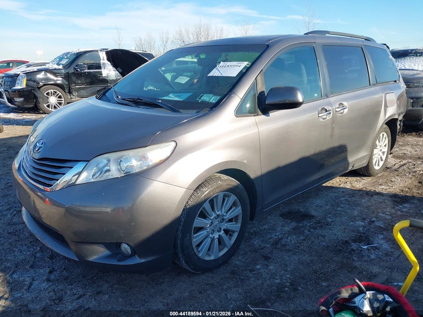 2015 Toyota Sienna Xle Premium 7 Passenger