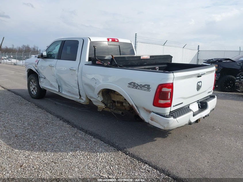 Vin: 3c6ur5fl6ng386195, lot: 44685670, ram 2500 laramie  4x4 6'4 box 20223