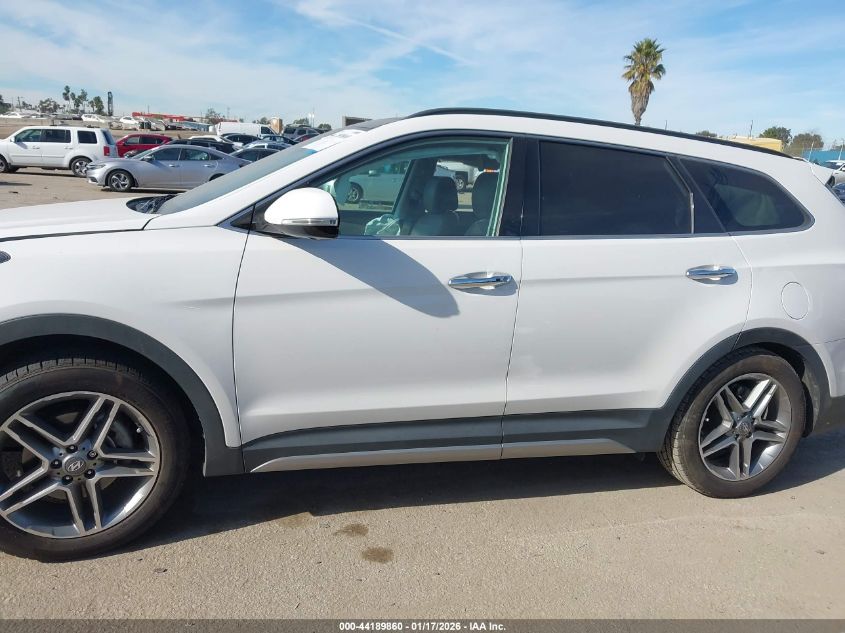 2017 Hyundai Santa Fe VIN: KM8SR4HF9HU179394 Lot: 44189860