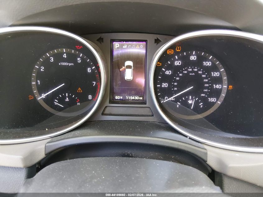 2017 Hyundai Santa Fe VIN: KM8SR4HF9HU179394 Lot: 44189860