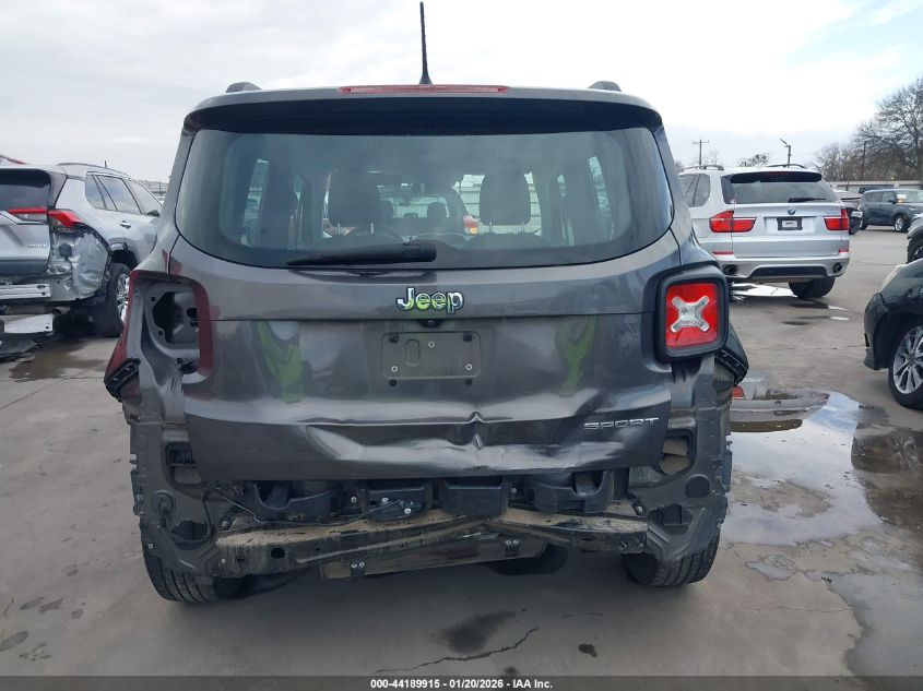 2016 Jeep Renegade Sport VIN: ZACCJAAT3GPC88139 Lot: 44189915
