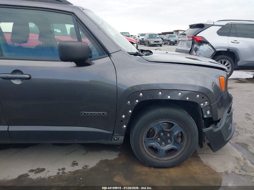 2016 Jeep Renegade Sport VIN: ZACCJAAT3GPC88139 Lot: 44189915