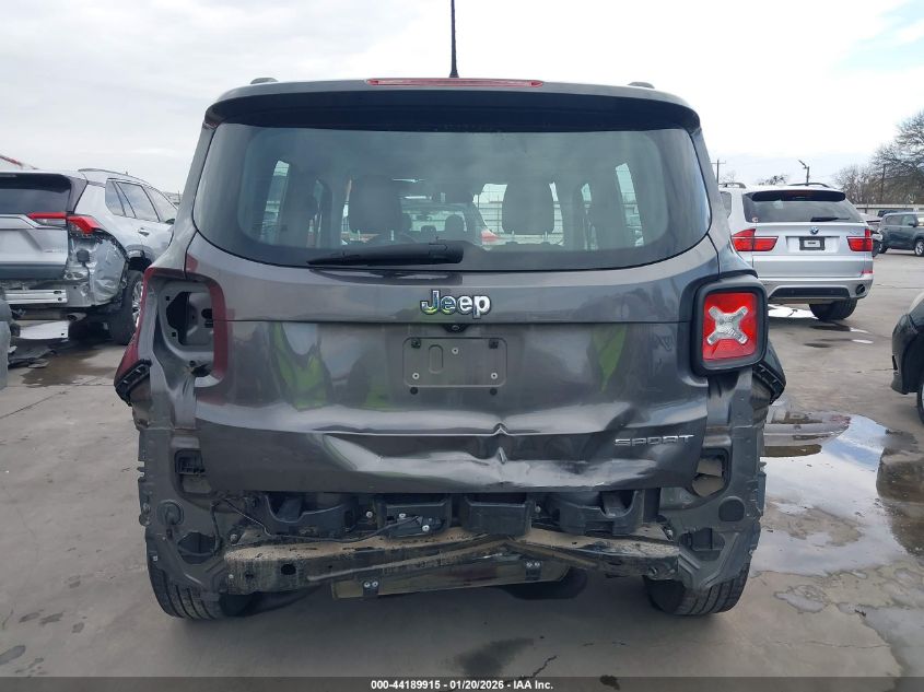 2016 Jeep Renegade Sport VIN: ZACCJAAT3GPC88139 Lot: 44189915