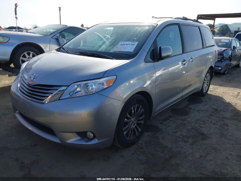 2017 Toyota Sienna Xle 8 Passenger