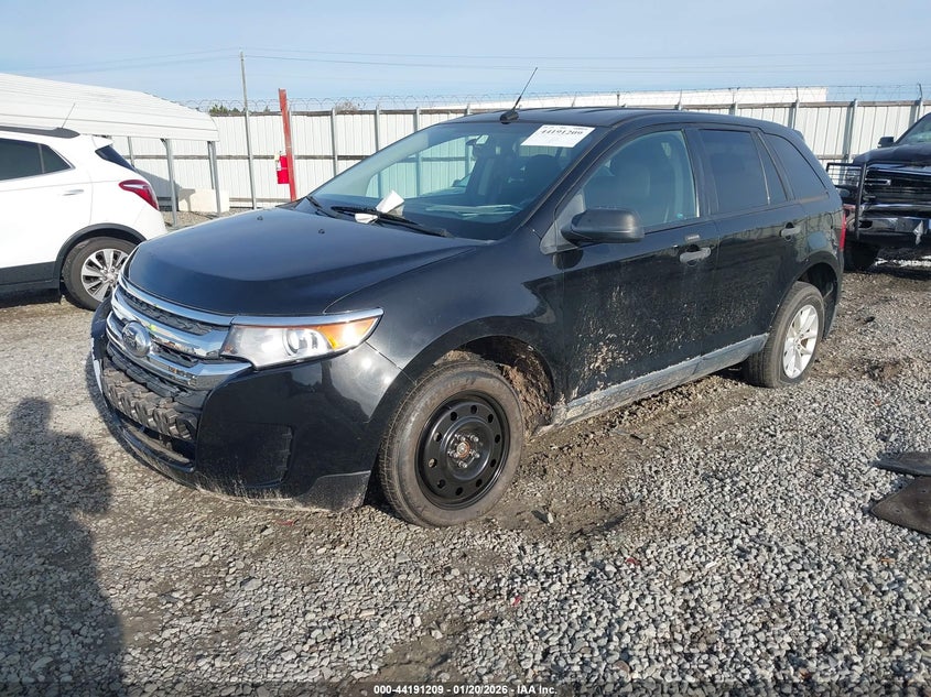 Vin: 2fmdk3gc1ebb52593, lot: 44687210, ford edge se 20142