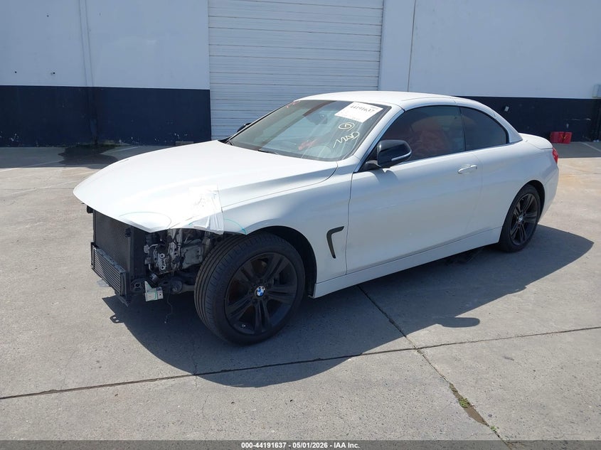 Vin: wba3v7c56fp772689, lot: 44687638, bmw 428i 20152