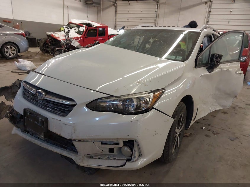 2021 SUBARU IMPREZA 2.0L H-4 DI, DOHC, V(VIN: 4S3GTAD63M3704658