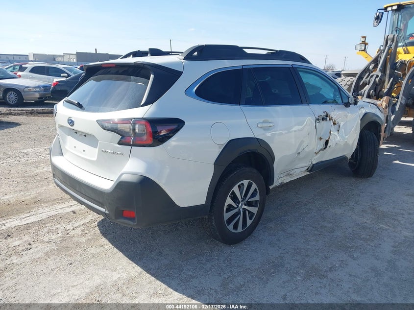 Vin: 4s4btadc9r3222232, lot: 44688107, subaru outback premium 20244