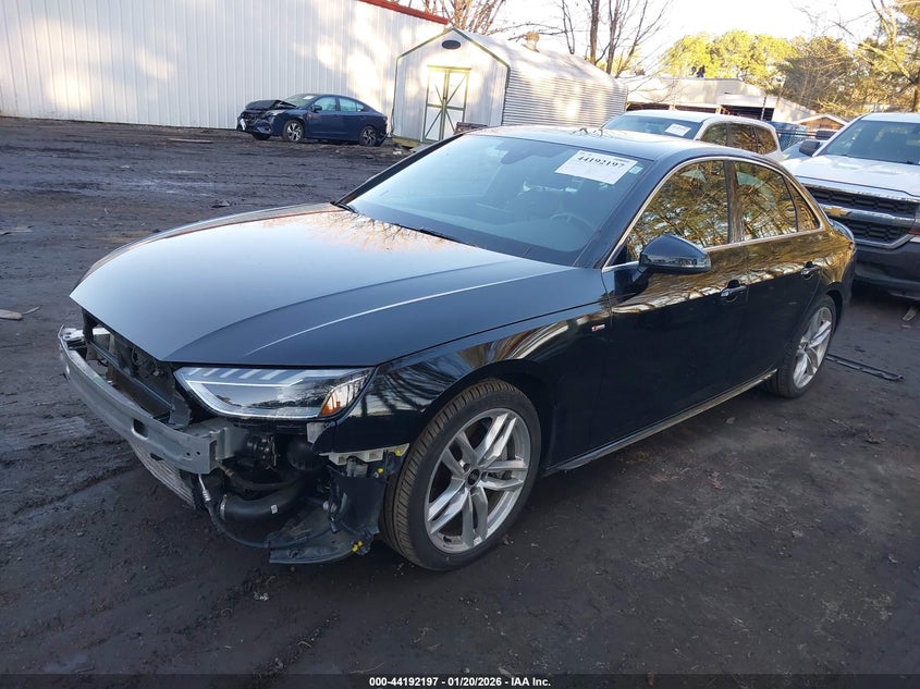 VIN WAUEAAF48RN010288 2024 AUDI A4 PREMIUM PLUS 45 TFSI S LINE QUATTRO S TRONIC