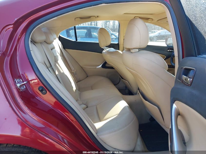 2006 Lexus Is 250 VIN: JTHBK262062018517 Lot: 44192245