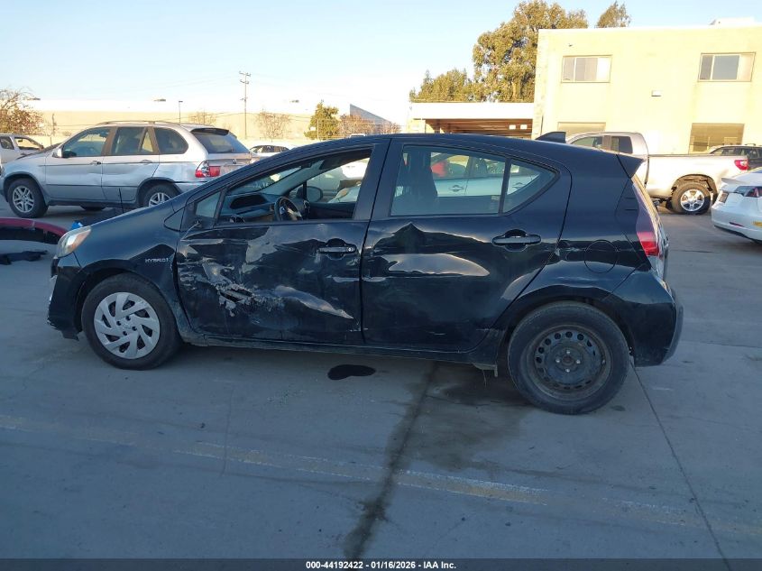 2016 Toyota Prius C Two VIN: JTDKDTB34G1121494 Lot: 44192422