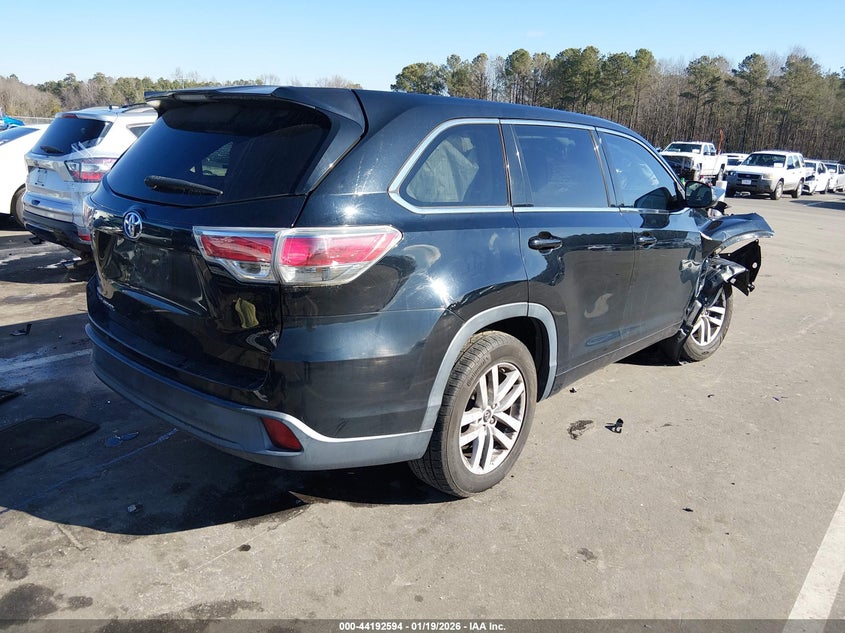 2016 Toyota Highlander Le