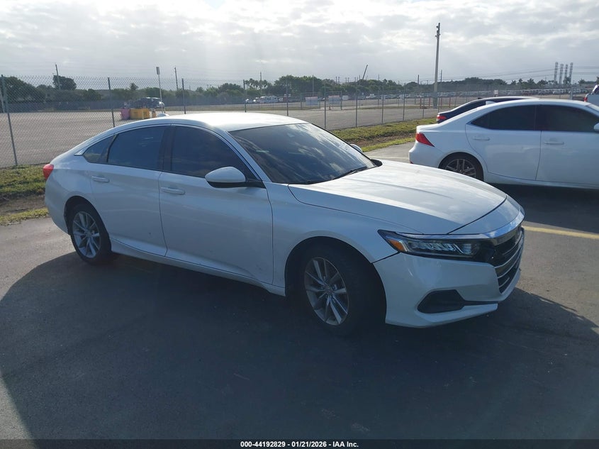 1HGCV1F16MA004933 2021 Honda Accord Lx auction photo 1