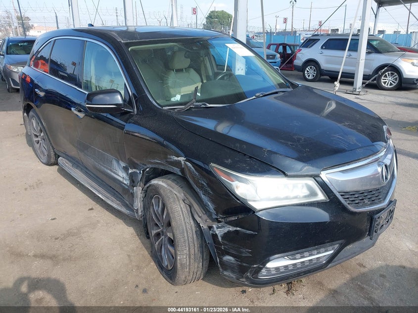 2014 Acura Mdx Technology Pkg W/Entertainment Pkg