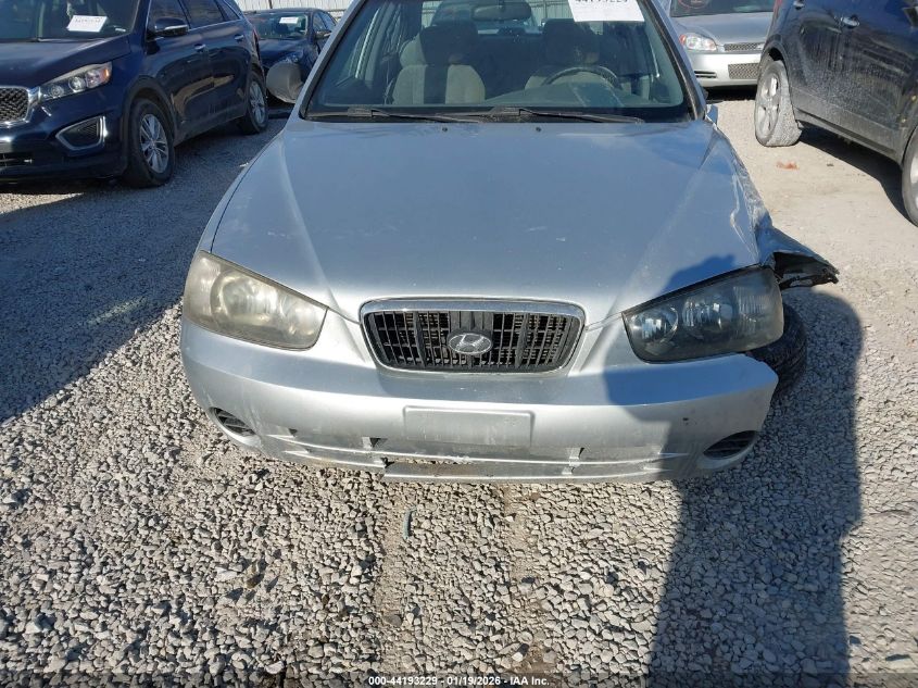 2003 Hyundai Elantra Gls/Gt VIN: KMHDN45D83U479332 Lot: 44193229