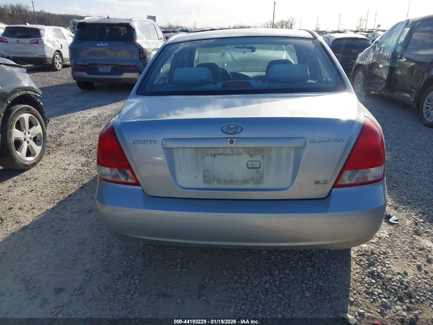 2003 Hyundai Elantra Gls/Gt VIN: KMHDN45D83U479332 Lot: 44193229