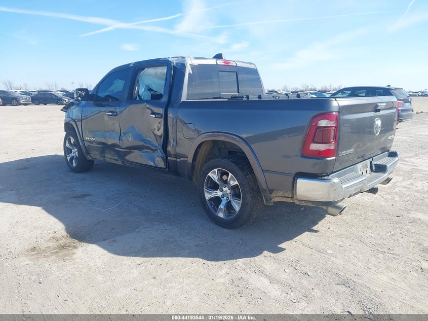 Vin: 1c6srfjtxmn600504, lot: 44689544, ram 1500 laramie  4x4 5'7 box 20213