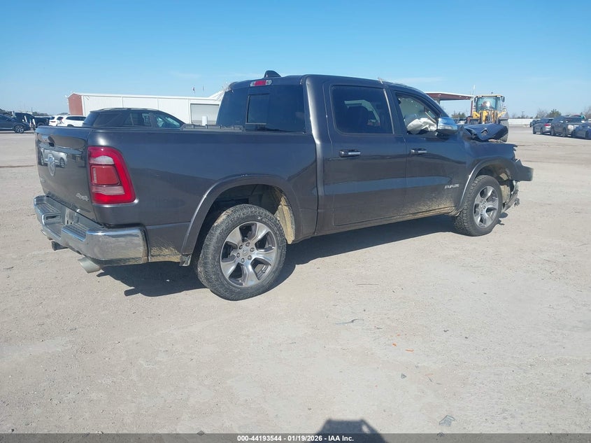 Vin: 1c6srfjtxmn600504, lot: 44689544, ram 1500 laramie  4x4 5'7 box 20214
