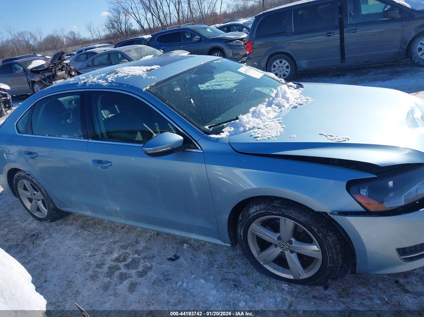 2012 Volkswagen Passat 2.5L Se VIN: 1VWBP7A36CC012434 Lot: 44193742