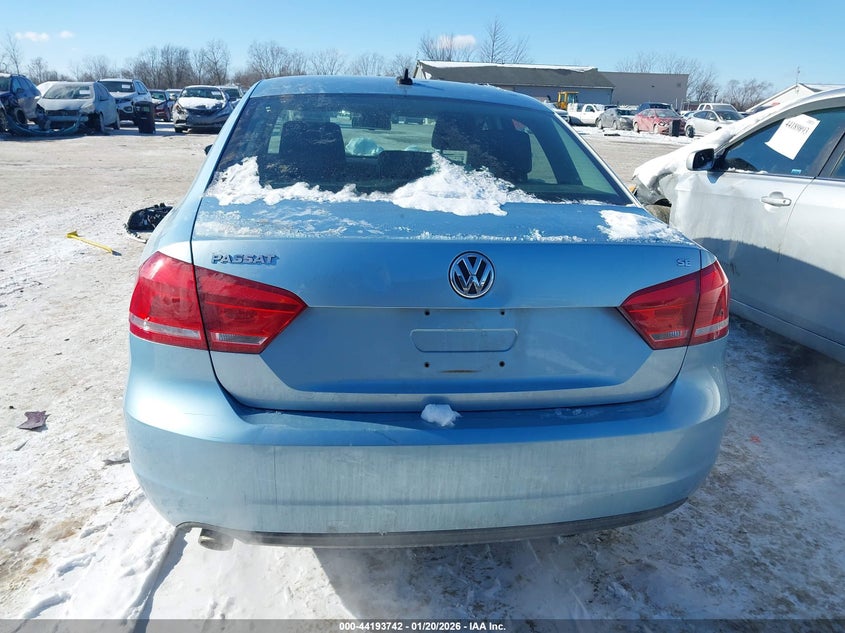 2012 Volkswagen Passat 2.5L Se VIN: 1VWBP7A36CC012434 Lot: 44193742