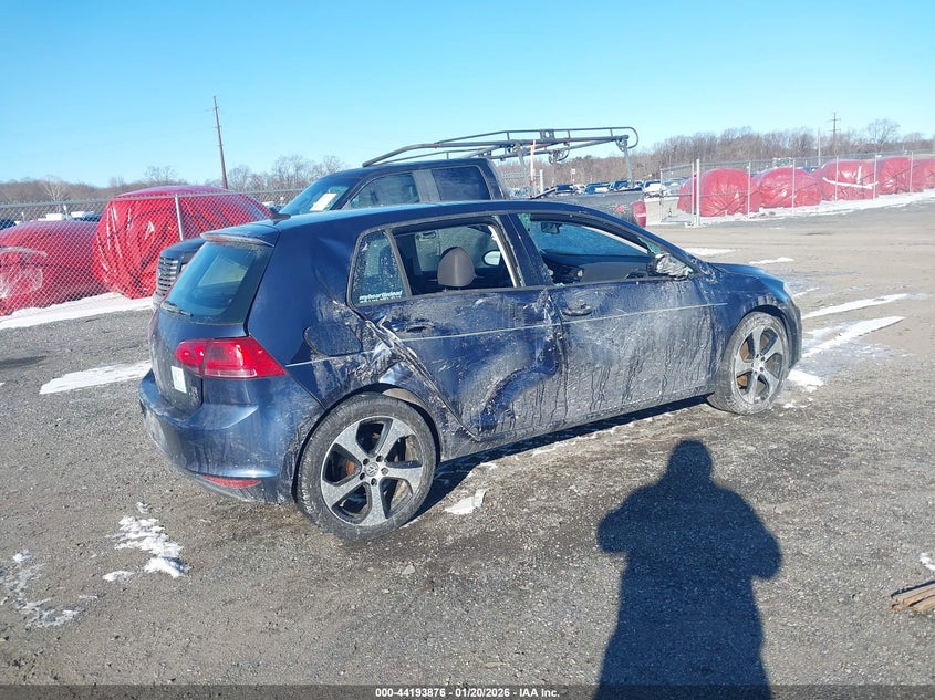 2015 Volkswagen Golf Tsi Sel 4-Door
